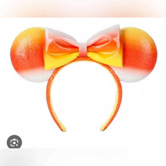 Disney Accessories - Disney Orange Yellow Ombre Minnie Ears Headband